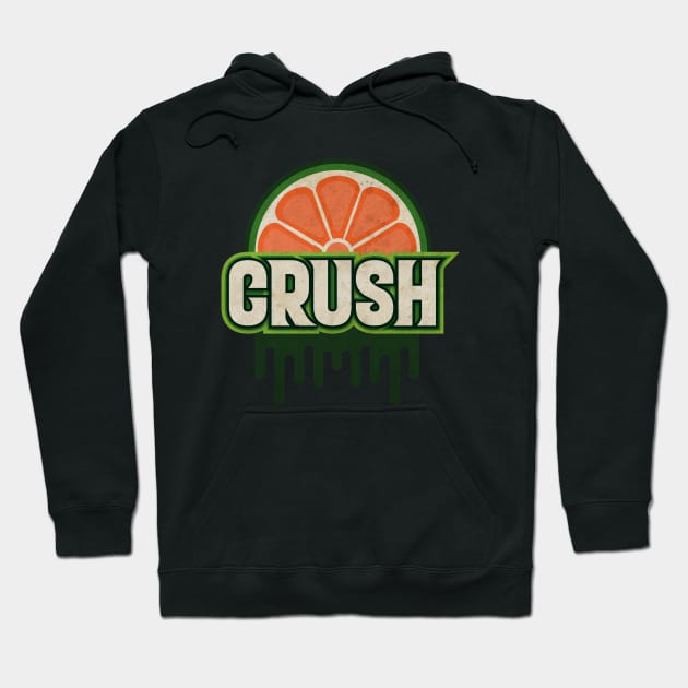 Vintage Green Crush Hoodie by CTShirts